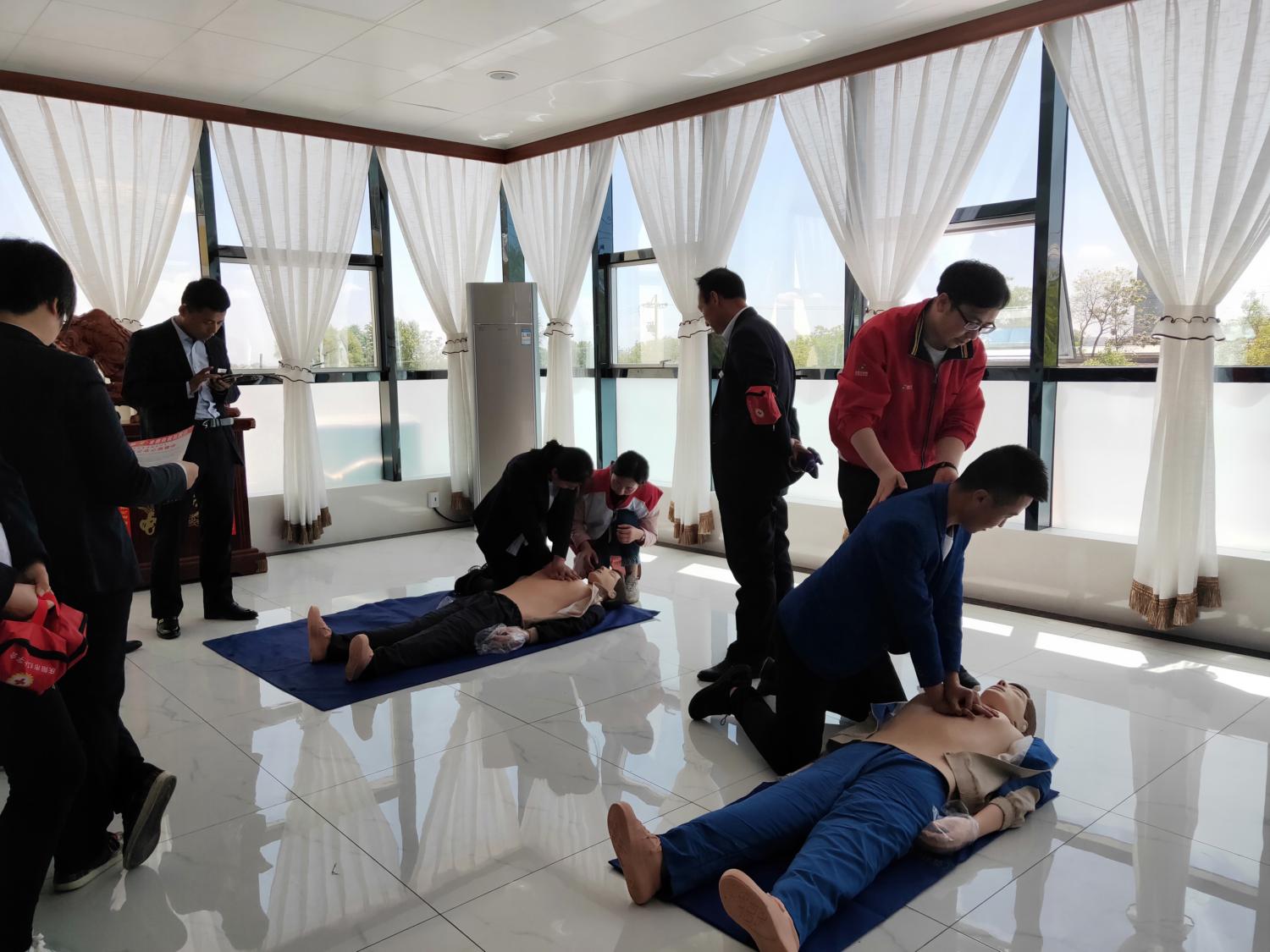 紅十字會應急救護培訓進企業，聚力提升員工自救互救能力